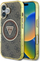 Mbulesë telefoni Guess IML Metal Glitter 4G Circle Triangle për iPhone 16, me MagSafe, kafe
