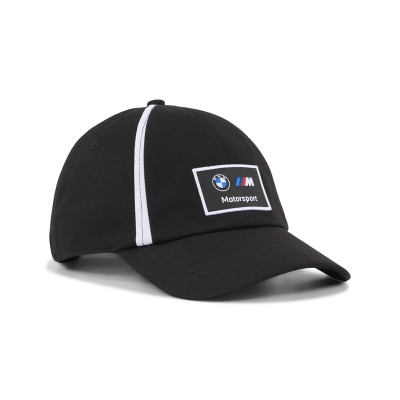Kapelë PUMA BMW M Motorsport Heritage Dad Cap 01, pambuk, e zezë