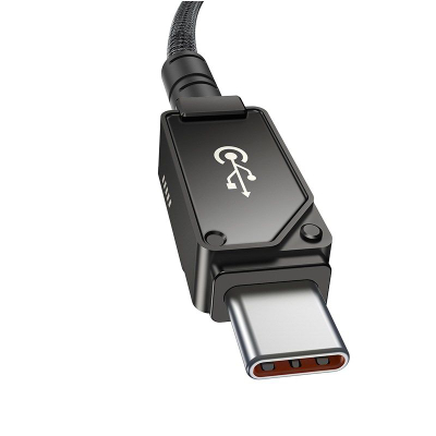 Kabllo karikimi Baseus Unbreakable USB C në Lightning, 20W, 2m, e zezë