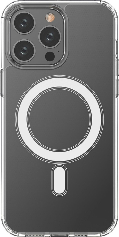 Kllëf telefoni për iPhone 14 Pro Max MagSafe, TPU fleksibël, mbrojtës goditjesh, transparent