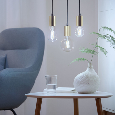 Llambë smart LED WiZ Filament ST64, E27, 6.7W 806 lm, dritë e bardhë