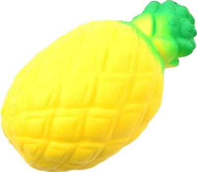 Lodër antistresi squishy ananas, shkumë memory, 13 x 5 cm, e verdhë