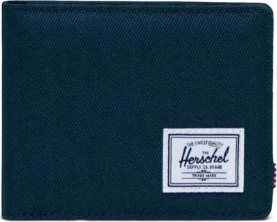 Паричник Herschel Roy, 6 прегради за картички, џеб за пари, црн