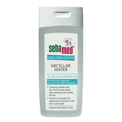 Ujë micellar pastreus për fytyrë Sebamed, 200 ml