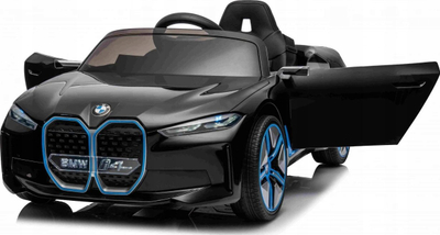 Електричен автомобил за деца BMW i4, едно седиште, златна боја