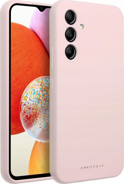 Mbulesë telefoni Roar Cloud Skin për Samsung Galaxy A14 5G, silikon, rozë e çelët