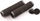 Doreza timoni të anodizuara Clarks, 130 mm, të zeza