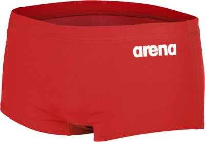 Pantallona banje për burra Arena Solid, MaxLife Eco, prerje e ulët, të kuqe