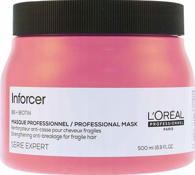 Maskë flokësh L’Oréal Professionnel Serie Expert Inforcer, kundër thyerjes, 500 ml, për flokë të hollë e të brishtë