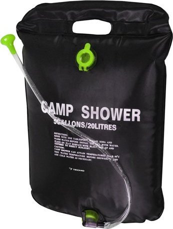 Dush kampingu Trizand 23493, me diell, 20L, i zi