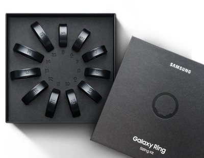 Set për matje unaze Samsung ET-YQ510KBEGEU, Galaxy Ring, unaza për provë, e zezë