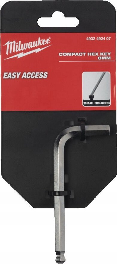 Çelës imbus Milwaukee Compact Hex Key, 8 mm, metalik