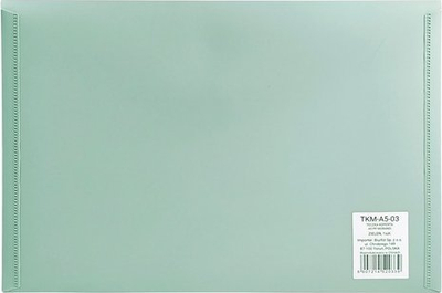 Folder dokumentesh Biurfol A5, PP soft touch, me buton mbyllës, jeshile Morandi