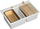 Lavaman kuzhine MARC 120 Workstation, 2 kupa, sifon Push to Open, snow white me elemente copper