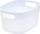 Shportë organizuese Curver Container Basket, 3.5L, plastike e ricikluar, e bardhë