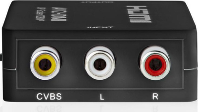 Adapter video Nedis, RCA në HDMI, Full HD 1080p, anthracite