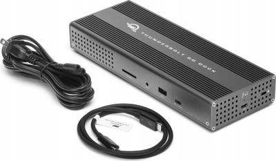 Докинг станица OWC Thunderbolt Go Dock OWCTB4DKG11P, Thunderbolt 4 USB C, 90W Power Delivery, сива