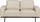 Divan 2 vendsh SOVIK, 156 cm, stof, krem
