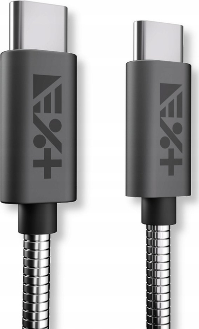 Kabllo USB NEXT ONE USB C në USB C, 1.2 m, 3A Power Delivery, e zezë