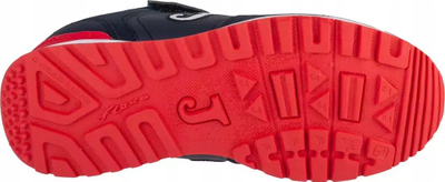 Atlete për kalamaj Joma Tornado Jr 2403, mbyllje me shirit ngjitës, shollë sportive, blu e errët me të kuqe
