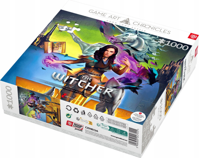 Puzzle Good Loot GDL-24755 The Witcher Yennefer, 1000 pjesë, shumëngjyrësh