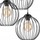 Lluster varëse ZOYA LM-3.162, me 3 pika drite, metal, e zezë