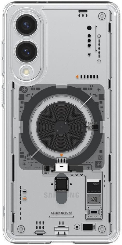 Mbrojtëse telefoni Spigen Ultra Hybrid MagSafe Neo One për Samsung Galaxy S25 Edge, e tejdukshme