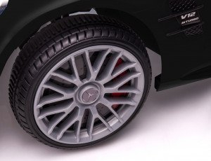Makinë elektrike për kalamaj Milly Mally Mercedes-Benz SL65 AMG, 2 ulëse, me telekomandë, e zezë