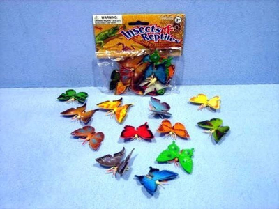 Set lodrash HIPO Butterflies, 12 copë, plastikë, shumëngjyrësh