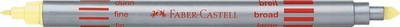 Set markerësh Faber-Castell Double Ended Fibre-tip, 10 ngjyra pastel, shumëngjyrësh