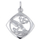 Pendant për qafore Brilio Silver, e argjendtë
