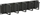 Aksesor rack Lanview RAO105BL, organizues kabllosh 19", me 5 grepa, i zi