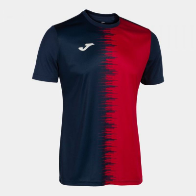 Спортска блуза Manchester City Short Sleeve II, за мажи, полиестер, темно сина и црвена