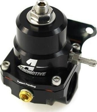 Rregullator karburanti Aeromotive 13140 A1000, EFI i rregullueshëm, porta ORB -10 hyrje -6 dalje, i zi