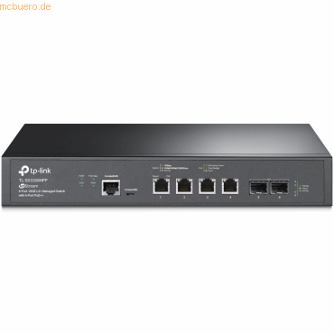 Switch i menaxhuar TP-Link Omada JetStream, 6 porta 10GE L2+, 4 porta PoE++, gri