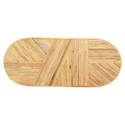 Konzolë ovale Gatsby 110×45×74,5 Hcm (HM9871)