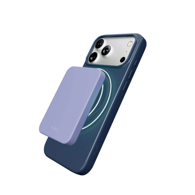 Mbulesë Puro për iPhone 17 Pro, përputhet me MagSafe, blu