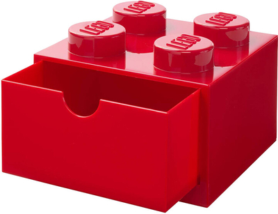 Kuti tavoline me sirtar LEGO, e kuqe