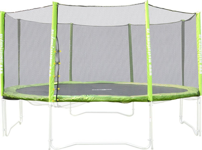 Rrjetë mbrojtëse për trampolinë Master 426 cm, e gjatë 2 m, për jashtë, e zezë