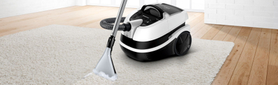 Fshesë me ujë Bosch Serie 4 BWD421PRO, 2100W, 5L, e bardhë e zezë