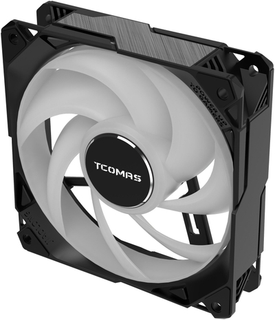Ventilatorë PC Tcomas FA200, 120mm, set me 3 copë, ARGB, ngjyrë e zezë