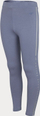 Leggings për goca 4F Kids, me print anash, elastike, blu