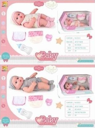 Set kukullash Doll BLS-W104, Maksik, shumëngjyrësh