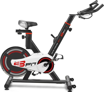 Biçikletë spinning EB Fit MBX 6.0, volant i mbyllur, sedilje e rregullueshme, e zezë