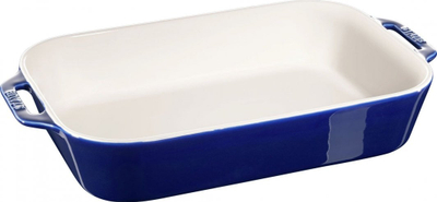 Enë furre Staub Ceramique, 4.4L, katrore, blu e errët