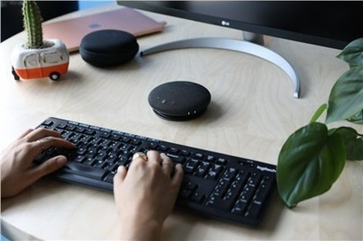 Altoparlant për konferenca Boom Giro, me USB edhe Bluetooth 5.0, mikrofon omnidireksional, i zi