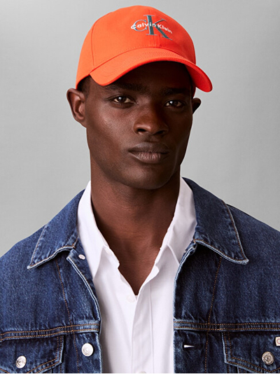 Kapele për meshkuj Calvin Klein, portokalli