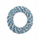 Lodër për qen BarryKing Thick Ring, unazë litar 18 cm, bardh e blu