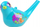 Дечка свирка со вода Little Bird ZA1483, пластична, шарена