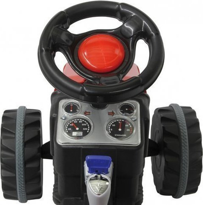 Traktor elektrik ride on Jamara 460262, bateri 7500 mAh, 4 rrota, i kuq e zi